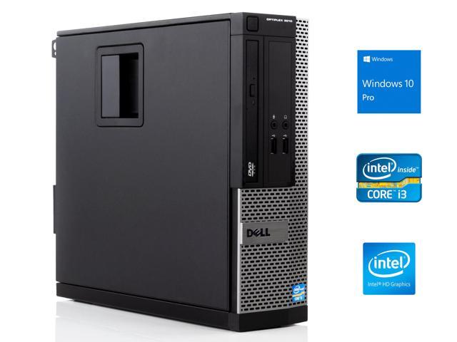 Refurbished Dell Optiplex 3010 Sff Intel Dual Core I3 32 3 3ghz 4gb Ram 128gb Ssd Dvd Rw Vga Hdmi Wi Fi Bluetooth Windows 10 Pro Newegg Com