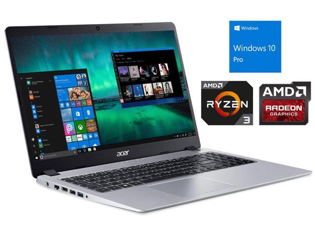 Acer Aspire 5 Notebook, 15.6" FHD Display, AMD Ryzen 3 3200U Upto 3.5GHz, 8GB RAM, 512GB SSD, HDMI, Wi-Fi, Bluetooth, Windows 10 Pro