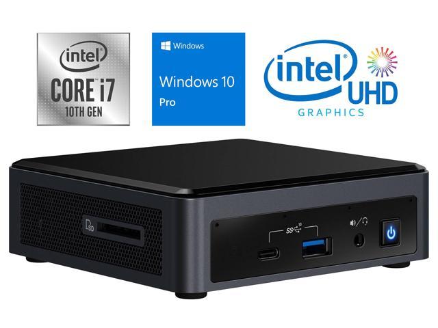 Intel Nuc10i7fnk Mini Pc Intel Core I7 u Upto 4 7ghz 8gb Ram 512gb Nvme Ssd Hdmi Thunderbolt Card Reader Wi Fi Bluetooth Windows 10 Pro Newegg Com