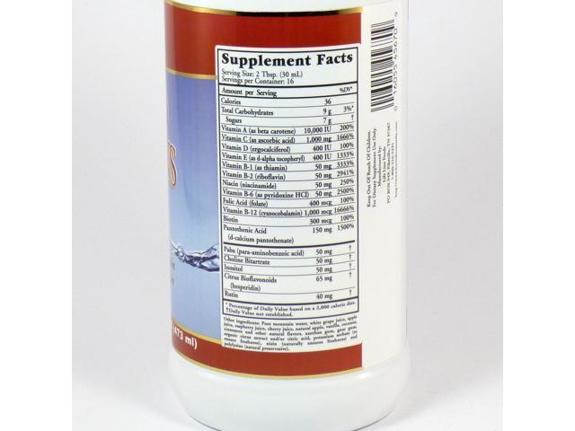 Vitamins Liquidhigh Potency Buried Treasure 16 Oz Liquid