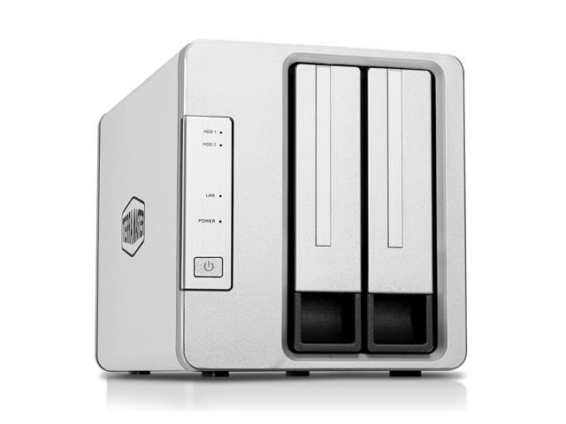 Terramaster F2 210 2 Bay Nas Quad Core Network Attached Storage Media Server Personal Private Cloud Diskless