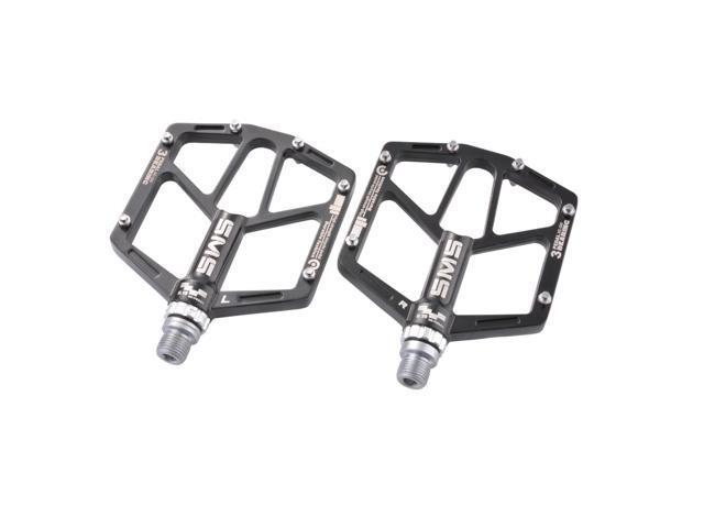 2X Road Mountain Bike Platform Pedals Flat Sealed Bearing Bicycle Pedals 9//16”