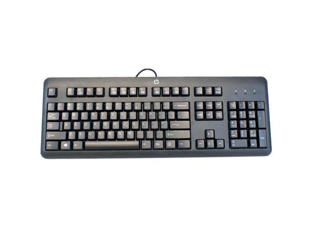 NEW HP USB Black Keyboard 672647-003 & 672652-001 USB Optical Mouse & Mousepad 
