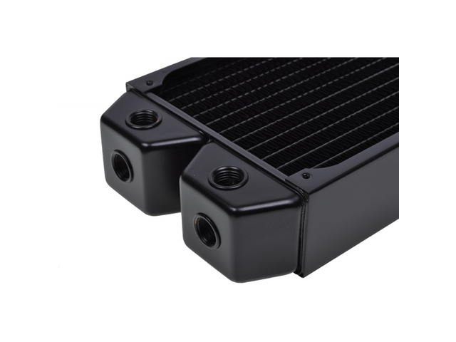 Alphacool NexXxoS XT45 Radiator – Vollkupfer, 240 Mm, Für PC-Wasserkühlung, 6 Anschlüsse