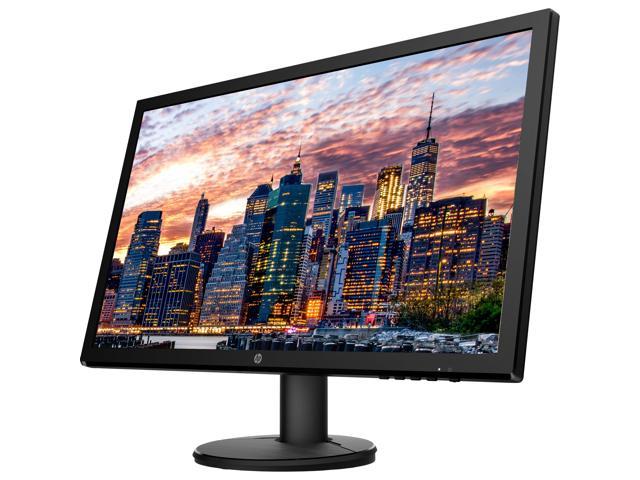 HP V24 FHD 1920x1080 Monitor Bundle with HDMI, FreeSync, Low Blue Light ...