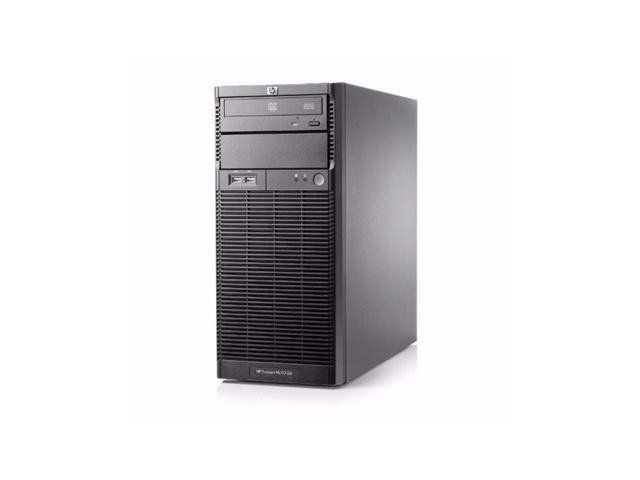 Refurbished Hp Proliant Ml110 G6 Tower Server Intel Xeon X3430 Quad Core Cpu 4gb Ddr3 584gb Sas Hdds Raid Dvd Rom Newegg Com
