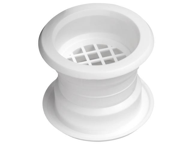 Mini Circle Collar Air Vent Grille Door Ventilation Cover White