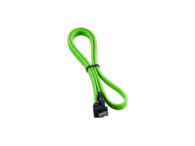 Cablemod Modmesh Right Angle Sata 3 Cable 60cm Light Green