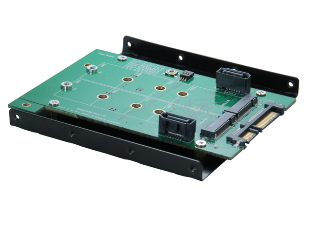 Innocard SATA III to M.2 SSD x2 & SATA 7pin x2 RAID Card with 3.5 ...