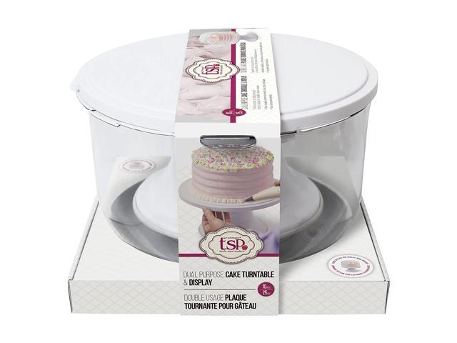 Tsp By Architec Cake Decorating Turntable Display 3 Tools In 1 Cake Stand Decorate Serve Store Newegg Com