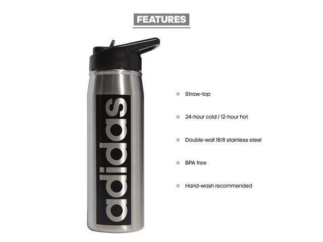 adidas straw water bottle