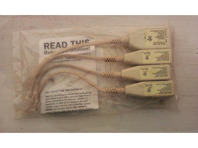 2 WIRE DSL FILTER FOR SINGLE LINE PHONES LFT4-1 Brand New 