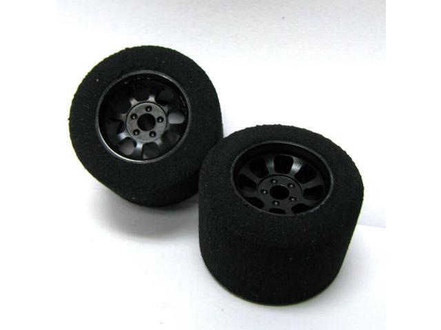 NEW H&R Nascar RR SIL Wide Wheel w/Foam Tire 2 1:24 Slot Car FREE US SHIP 