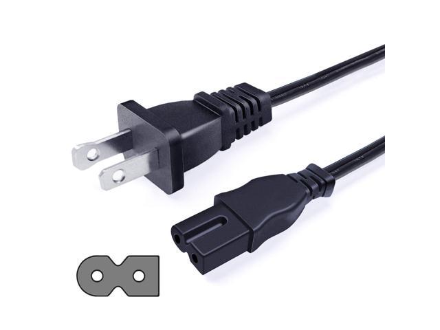 2-Prong Power Cord for Energy e:XL-S12 ESW-C10 and V-SW-10 Powered Subwoofers 