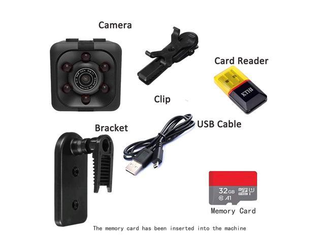 Mini WIFI 1080P Wireless HD Hidden Spy Camera Wall Charger 32g card & reader inc 