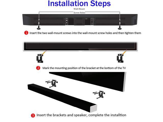 vizio soundbar mounting