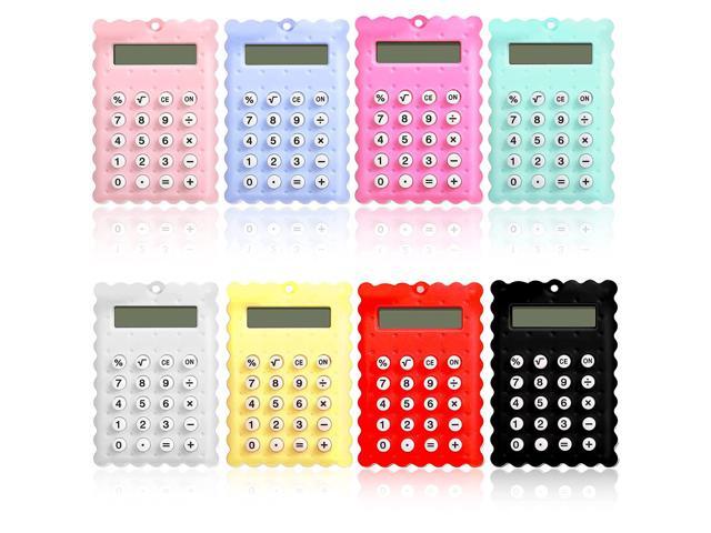 Mini Electronic Calculator New Candy Color Student Computing Office Creative 