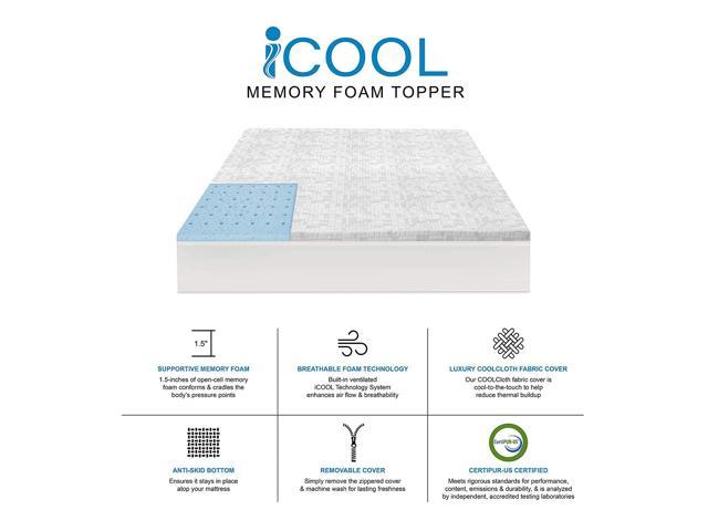 icool mattress topper