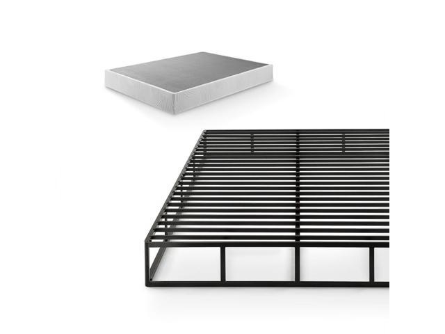 Black/White for sale online Zinus OLB-ABS-9F 9in Full Size Box Spring Mattress Foundation 