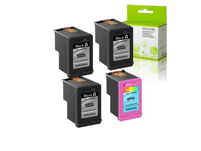 1PK Black+1PK Color 65XL 65-XL Ink For HP Deskjet 2634 2635 2652 2655 2632 2633 