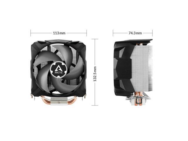 ARCTIC Freezer 7 X CO - Enfriador Compacto De CPU Para Funcionamiento Continuo, Ventilador PWM De 3.937 In, Multicompatible Con Intel Y AMD, Compatible Con LGA1700, 300-2000 Rpm (controlado Por PWM