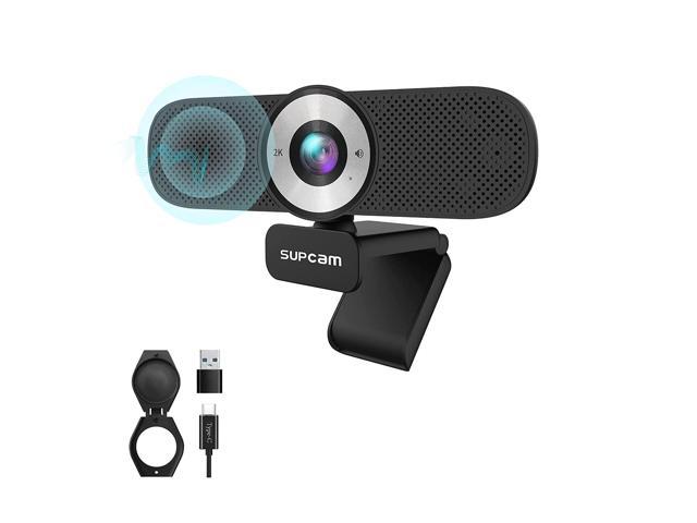 Webcam with Microphone,1080p HD Webcam Streaming Computer Web Camera USB Cable for PC Laptop Desktop Video Calling,Conferencing on line Classes Grey 