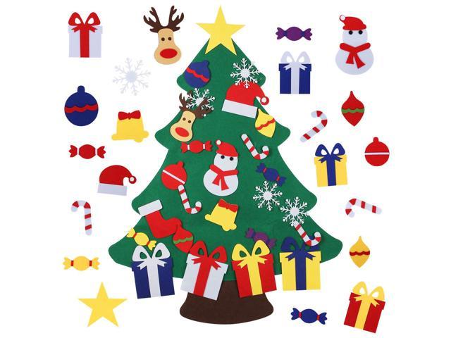 Kids DIY Felt Christmas Tree Merry Christmas Decorations For Home 2021 Em  2022 Faça Você Mesmo: árvore De Natal, Árvores De Natal De Crianças, Árvore  De Natal | Diy Christmas Tree With