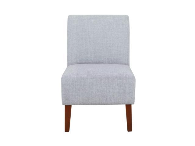 light grey slipper chair