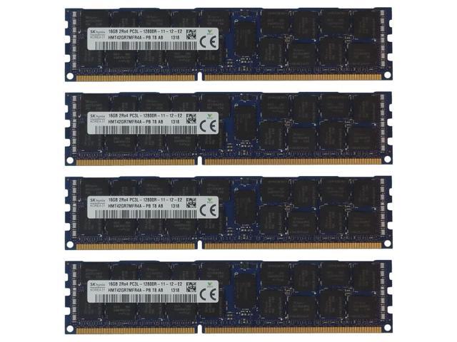 64GB Kit 4x 16GB HP Proliant DL360P DL380E DL380P DL385P DL560 G8 Memory Ram