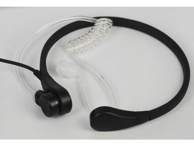 Throat Mic Headset//Earpiece Cobra Walkie Talkie VOX//PTT