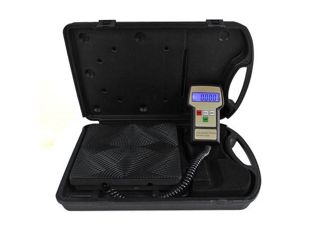 220 lbs Electronic Refrigerant Charging Digital Weight Scale with Case A//C HVAC