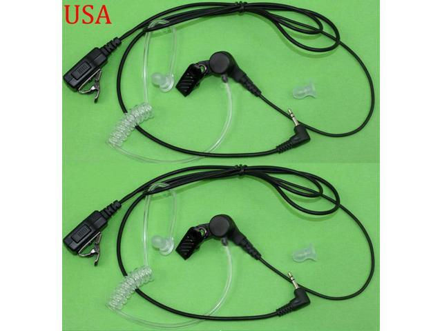 FBI Style Headset//Earpiece Mic for Motorola Walkie Talkie Talkabout Radio