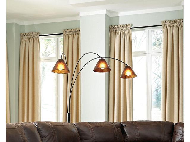 Ashley Furniture Signature Design L725049 Sharde Metal Arc Adjustable Floor Lamp Newegg Com