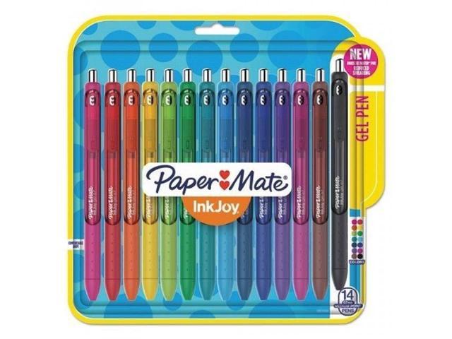Assorted #.1 Pack of 14-Count Paper Mate Gel Pens 14 Count InkJoy Pens Medium Point 