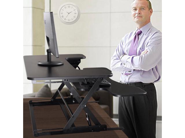 Adjustable Height Stand Up Desk Computer Workstation Lift Rising