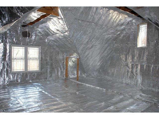 4x250 Heavy Duty Double Sided Perforated Attic Foil Radiant Barrier 1000 Sq Ft 
