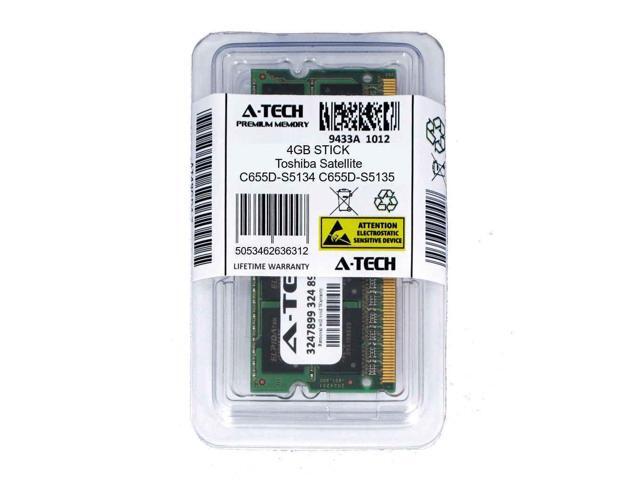 4GB SODIMM Toshiba Satellite C655D-S5234 C655D-S5236 PC3-8500 Ram Memory