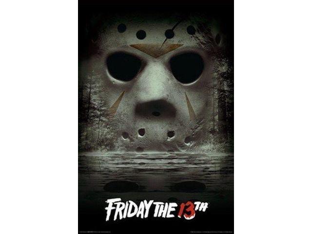 NEW 24X36 FRIDAY THE 13TH CRYSTAL LAKE POSTER