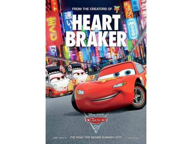 Pixar Poster 8.5/" x 11/" Disney Cars 2 - movie
