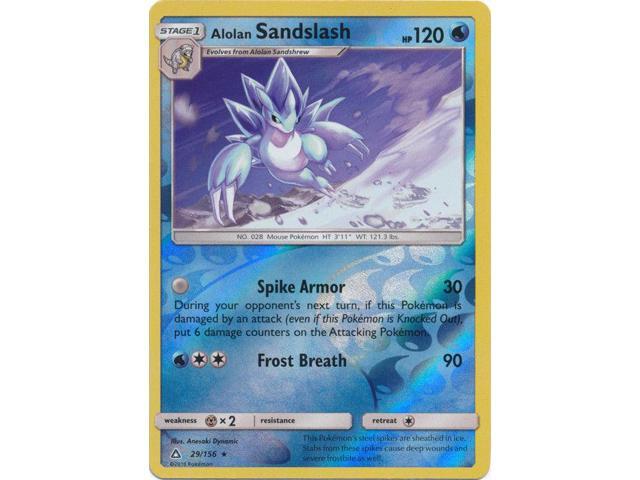 Alolan Sandslash 29/156 Reverse Holo Rare  Ultra Prism Pokemon
