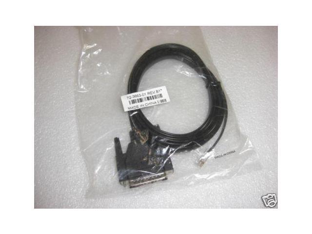 Genuine Cisco DB25 to RJ45 Modem/Console Cable 72-3663-01 New Lot of 4