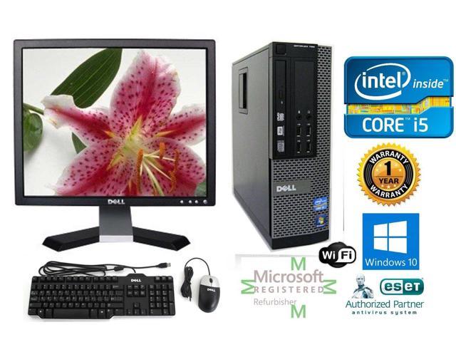 Refurbished Dell Desktop Computer Intel Core I5 Windows 10 Hp