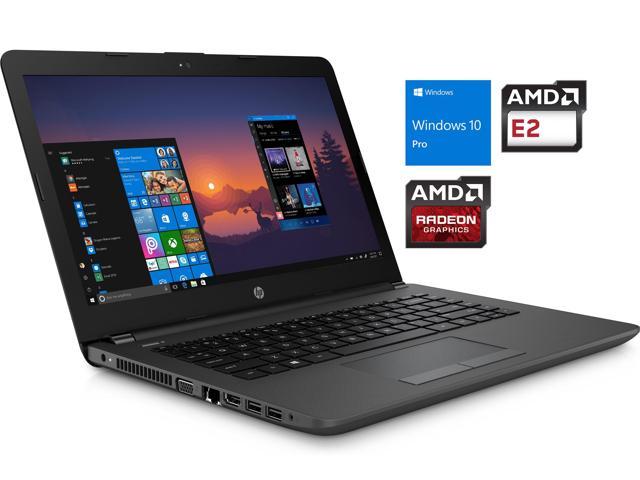 Hp 245 G6 Notebook 14 Hd Display Amd Dual Core E2 9000e Upto 2 9ghz 8gb Ram 128gb Ssd Vga Hdmi Card Reader Wi Fi Bluetooth Windows 10 Pro Newegg Com