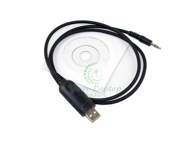USB Programming Cable for Icom IC-F24S IC-F43TR IC-F33 IC-F43 IC-208E New 3.5mm