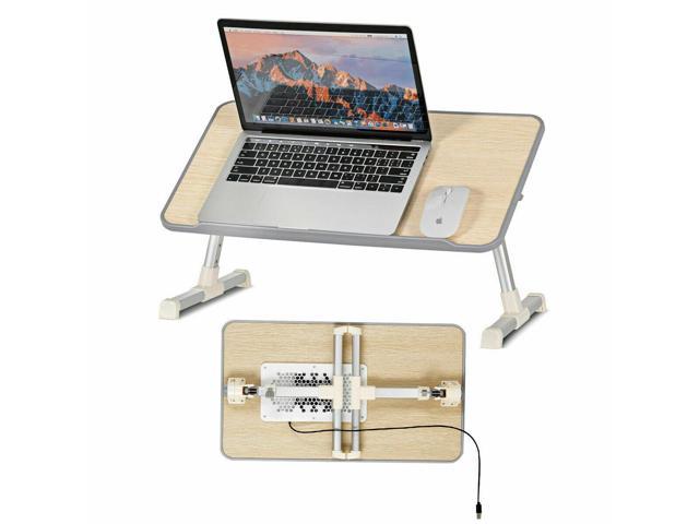 Portable Lap Desk Folding Laptop Computer Table Adjustable Bed