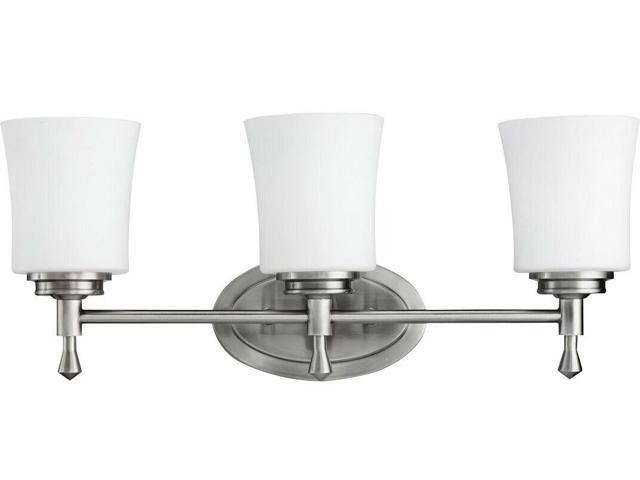 Kichler 5361 Wharton 22 Wide 3 Bulb Bathroom Lighting Fixture Nickel Newegg Com