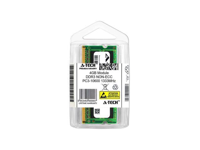 Kingston KCP313SS8//4 A-Tech Equivalent 4GB DDR3 1333Mhz SODIMM Laptop Memory RAM