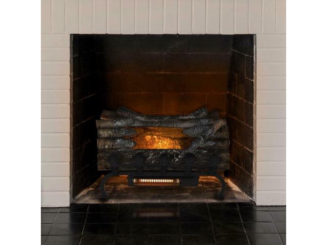 Crackling Electric Fireplace Logs 20 5 In Sound Effects Grate