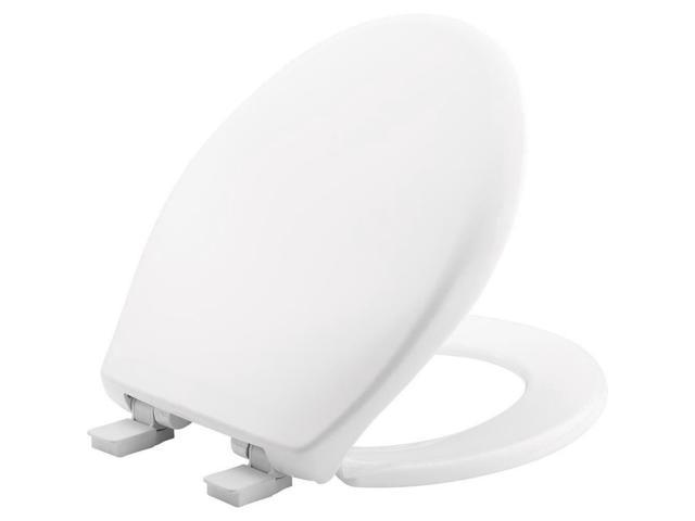 white toilet lid cover