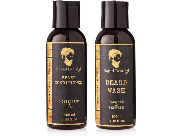 Beard Shampoo And Beard Conditioner Wash Growth Kit For Men Care